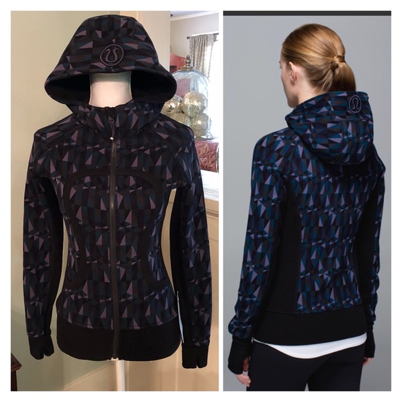 lululemon athletica Jackets & Blazers - Lululemon Stained Glass Scuba Hoodie Jacket New